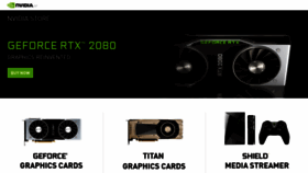 What Store.nvidia.com website looked like in 2018 (5 years ago)