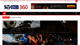 What Soccer360.co.uk website looked like in 2018 (5 years ago)