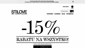What Stilove.pl website looked like in 2018 (5 years ago)