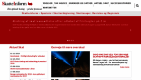 What Skatteinform.dk website looked like in 2018 (5 years ago)
