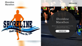 What Shorelinehalf.com website looked like in 2018 (5 years ago)