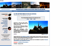 What Site-notre-dame.fr website looked like in 2018 (5 years ago)