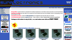 What Surplectronics.com website looked like in 2018 (5 years ago)