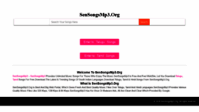 What Sensongsmp3.org website looked like in 2018 (5 years ago)