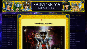 What Saintseiyamemorial.com website looked like in 2018 (5 years ago)