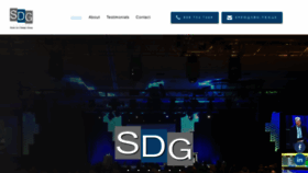 What Showanddesigngroup.com website looked like in 2018 (5 years ago)