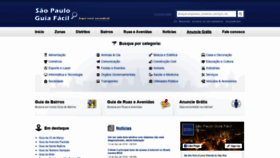 What Saopauloguiafacil.com.br website looked like in 2018 (5 years ago)