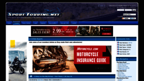 What Sport-touring.net website looked like in 2018 (5 years ago)