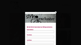 What Stringyarns.com website looked like in 2018 (5 years ago)