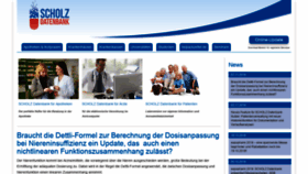What Scholz-datenbank.de website looked like in 2018 (5 years ago)