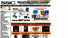 What Sculpturesupply.com website looked like in 2018 (5 years ago)
