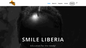What Smileliberia.org website looked like in 2018 (5 years ago)