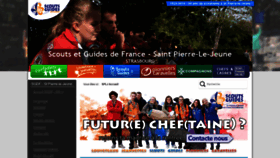 What Sgdf-stpierrelejeune.fr website looked like in 2018 (5 years ago)