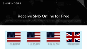 What Smsfinders.com website looked like in 2018 (5 years ago)