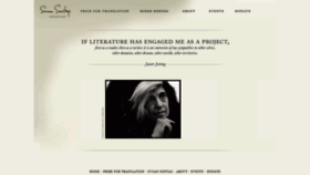 What Susansontag.com website looked like in 2018 (5 years ago)