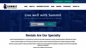 What Summitmanagement.ca website looked like in 2018 (5 years ago)