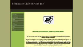 What Schnauzerclubnsw.org.au website looked like in 2018 (5 years ago)