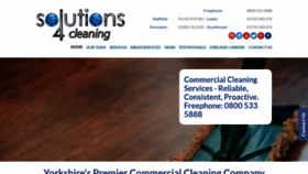 What Solutions4cleaning.co.uk website looked like in 2018 (5 years ago)