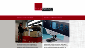 What Steinhauser-bc.de website looked like in 2018 (5 years ago)