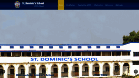 What Stdominicsschool.com website looked like in 2018 (5 years ago)