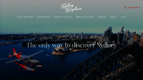 What Seaplanes.com.au website looked like in 2018 (5 years ago)