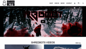 What Shredbots.com website looked like in 2018 (5 years ago)