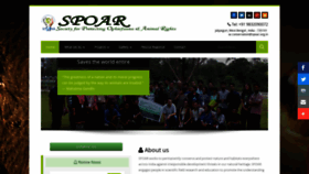 What Spoar.org.in website looked like in 2018 (5 years ago)