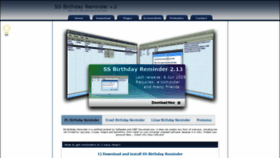 What Ss-birthdayreminder.com website looked like in 2018 (5 years ago)