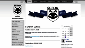 What Surok.fi website looked like in 2018 (5 years ago)