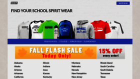 What Spiritschoolapparel.com website looked like in 2018 (5 years ago)