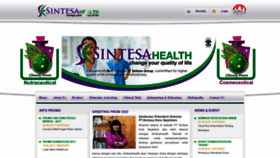 What Sintesahealth.co.id website looked like in 2018 (5 years ago)
