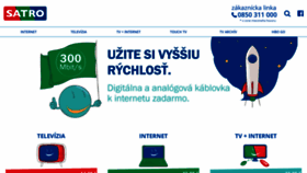 What Satro.sk website looked like in 2018 (5 years ago)