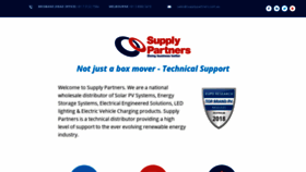What Supplypartners.com.au website looked like in 2018 (5 years ago)