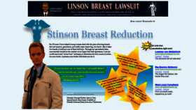 What Stinsonbreastreduction.com website looked like in 2018 (5 years ago)