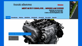 What Suzukialkatresz.eu website looked like in 2018 (5 years ago)