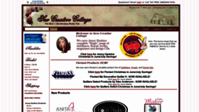 What Sewcreativecottage.com website looked like in 2018 (5 years ago)