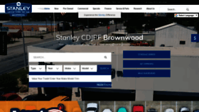 What Stanleycdjrbrownwood.com website looked like in 2018 (5 years ago)