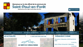 What Saintpaulenforet.fr website looked like in 2018 (5 years ago)