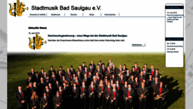 What Stadtmusik-bad-saulgau.de website looked like in 2018 (5 years ago)