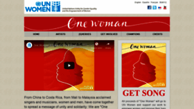 What Song.unwomen.org website looked like in 2018 (5 years ago)