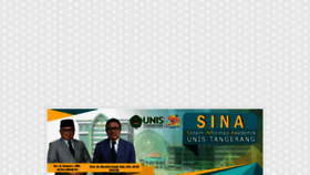What Sina.unis.ac.id website looked like in 2018 (5 years ago)