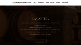 What Santagiustina.com website looked like in 2018 (5 years ago)