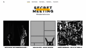 What Secretmeeting.co.uk website looked like in 2018 (5 years ago)
