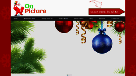 What Santaonpicture.com website looked like in 2018 (5 years ago)