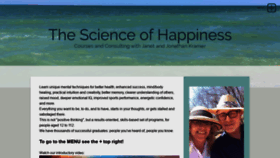 What Scienceofhappiness.com website looked like in 2018 (5 years ago)