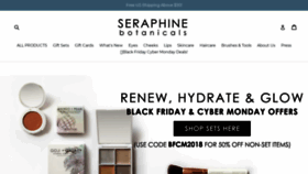 What Seraphinebotanicals.com website looked like in 2018 (5 years ago)