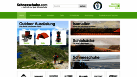 What Schneeschuhe-shop.de website looked like in 2018 (5 years ago)
