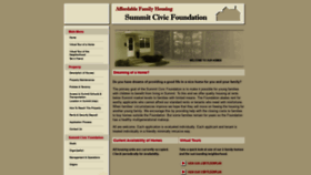 What Summitcivicfoundation.org website looked like in 2018 (5 years ago)