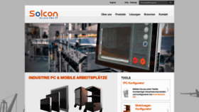 What Solcon-systemtechnik.de website looked like in 2018 (5 years ago)