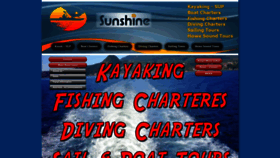 What Sunshinekayaking.com website looked like in 2018 (5 years ago)